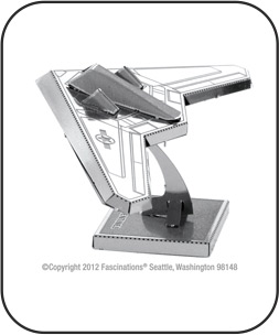 Metal Earth Fascinations RQ-170 SENTINEL 3d Metall Puzzle Konstruktionsspielzeug 