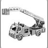 Feuerwehr mit Drehleiter