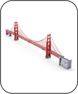 Golden Gate Bridge metal earth shop
